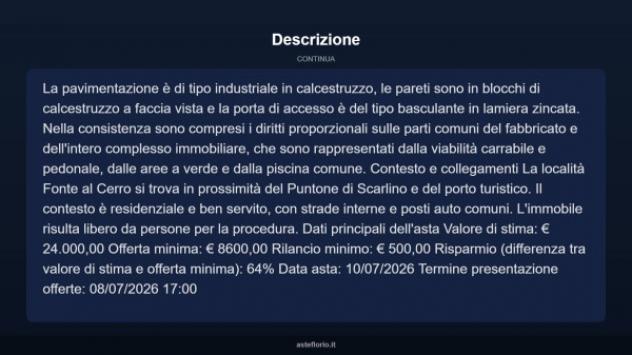 Immobile in asta di 20 m² in vendita a Scarlino - Foto 9