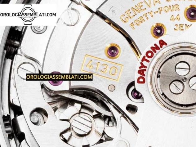 Rolex Replica DAYTONA 116506 CERAMICA MARRONE 1:1 BEST EDITION QUADRANTE BLU GHIACCIO INDICATORE IN CRISTALLO SUL BRACCIALE SS SA4130 - Foto 11