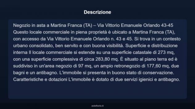 Immobile in asta di 273 m² in vendita a Martina Franca - Foto 9