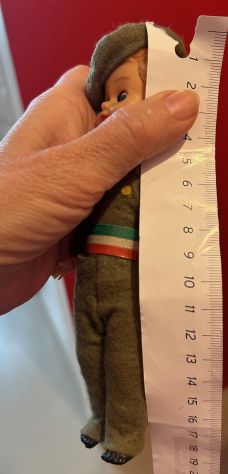 Bambolina vestito militare, vintage - Foto 3