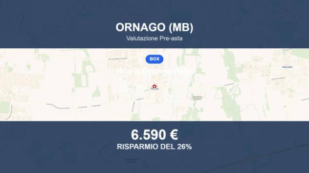 Immobile in asta di 14 m² in vendita a Ornago