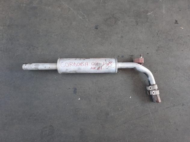 MARMITTA SENZA TERMINALE DI SCARICO SEAT Cordoba Berlina 3° Serie benzina 1.4 (9902)