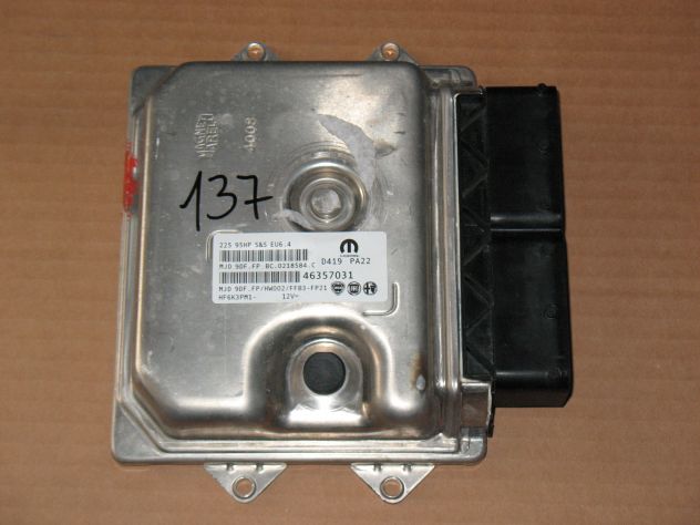 9DF.FP 46357031 ECU FIAT FIORINO 225 95HP 46357031 D419 PA22 MJD9DF.FP HW002