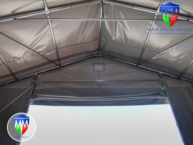 Tendoni Coperture in Pvc Ign. Deposito Industriale 8 x 18 x 4,40 mt. - Foto 6