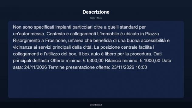 Immobile in asta di 15 m² in vendita a Frosinone - Foto 5