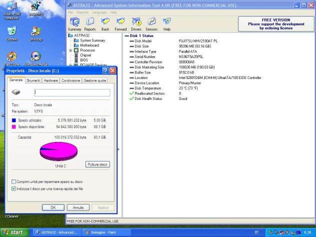Windows XP pro 32 bit SP3 Notebook HP Compaq NX 9020 Alimentatore Intel 14.2" - Foto 6