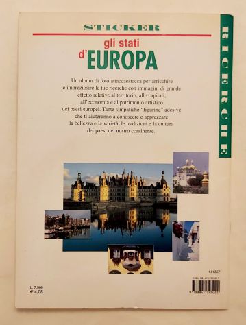Gli stati d'Europa sticker.Le foto adesive attacca e stacca x le tue ricerche - Foto 2