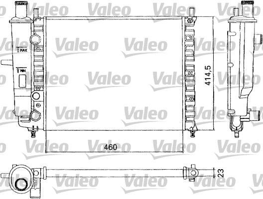 731304 RADIATORE:FI BRAVA/O I MAREA 12 16V-14-12V-1.6 16V-18GT DAL'10.95AL'05.02 - Foto 2