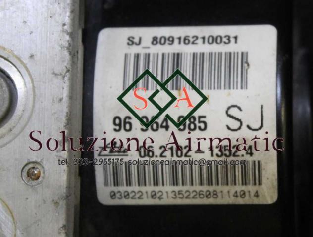 Chevrolet Aveo 1.2 pompa centralina gruppo ABS 06.2109-5600.3