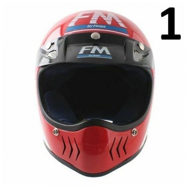Casco epoca FM Fimez Trophy rosso - Foto 3