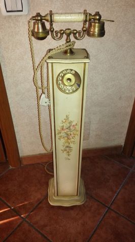 TELEFONI OROLOGI A PARETE E LAMPADE BILANCIA MACCHINA DA SCRIVERE VINTAGE ECC PR - Foto 5