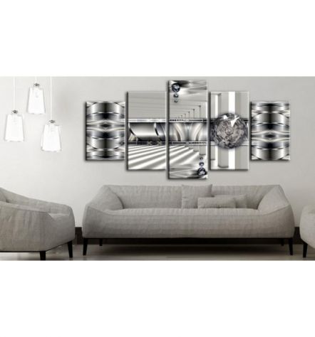 Quadro Con Lo Stemma Grigio 100x50 E 200x100 ARREDALACASA - Foto 2