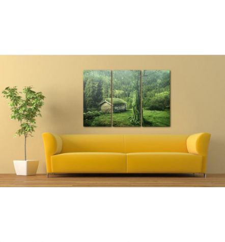 Quadro Casa Nella Foresta ARREDALACASA - Foto 2