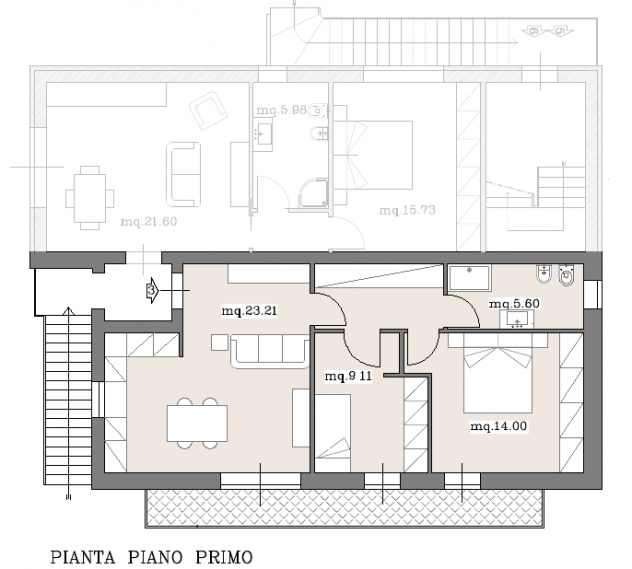 Appartamento in vendita a Zambra - Cascina 55 mq Rif: 1288463