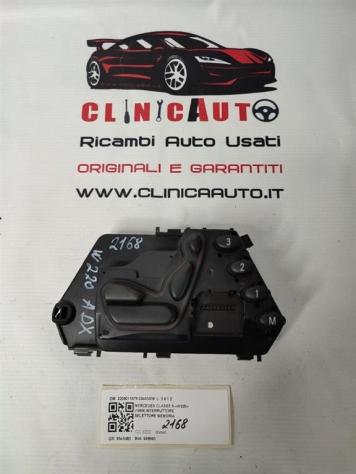 REGOLAZIONE COMFORT SEDILE DX MERCEDES Classe S W220 4° Serie 2208211679 03463008 (9905)