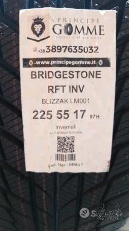 2 gomme 225 55 17 BRIDGESTONE RFT A1661 - Foto 2