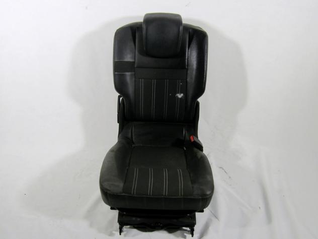 880105441R SEDILE POSTERIORE LATO DESTRO IN PELLE E TESSUTO RENAULT MEGANE SCENIC 1.5 D 81KW 6M 5P (2012) RICAMBIO USATO DA PULIRE