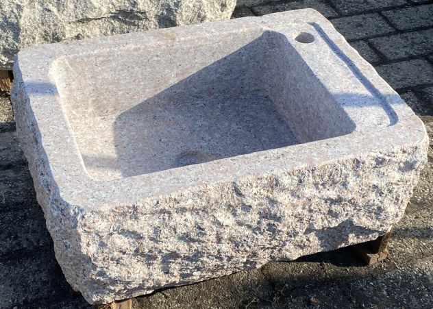 Lavello lavandino in pietra granito 50 cm - Foto 4