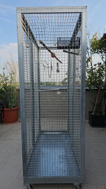 VENDESI VOLIERA ROBUSTE CON RUOTE MONTATA - Foto 3