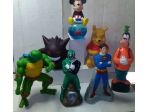 LOTTO PERSONAGGI WALT DISNEY E ALTRI SOGGETTI IN MATERIALE PLASTICO