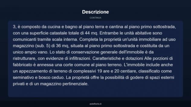 Immobile in asta di 187 m² con più di 5 locali in vendita a Semproniano - Foto 6