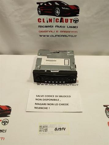 AUTORADIO CITROEN C5 Berlina 3° Serie 9663080277 96630802ZD RHR (08)