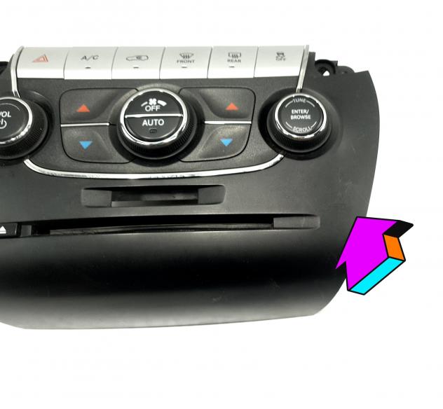 CONSOLE CENTRALE CON COMANDI CLIMA E RADIO FIAT Freemont 1° Serie 1SK601X9AD 939 B5.000, 940 A5.000 Diesel 2000 (11) - Foto 2