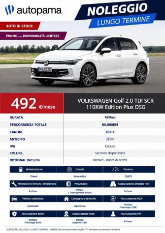 Volkswagen Golf 2.0 TDI SCR 110KW Edition Plus DSG