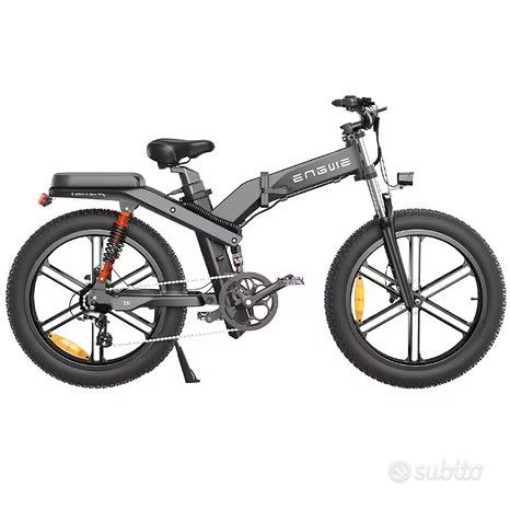 FAT BIKE ENGWE X26 1200W 48V DOPPIA BATTERIA NUOVO - Foto 2