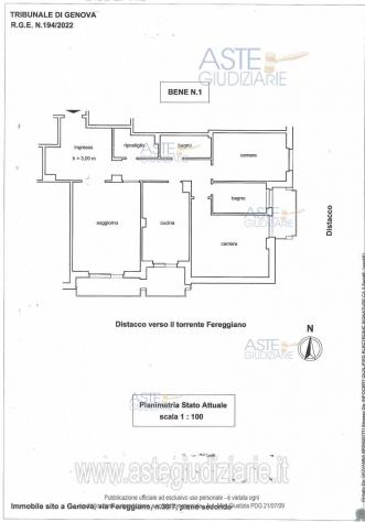 IMMOBILI-IMMOBILE RESIDENZIALE-VIA FEREGGIANO 30, INT. 7 - Foto 9