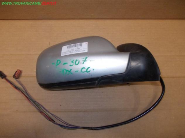 RETROVISORE EST. REGOLAZ. ELETTR. D. ARGENTO 6+2FILI ABBAT. PEUGEOT 307 (T5) CC  Vetri e Retrovisori  Cristalli  Retrovisori  Retrovisore PEUGEOT - 30