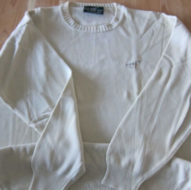 Maglione di cotone Henry Cotton’s, beige, taglia L