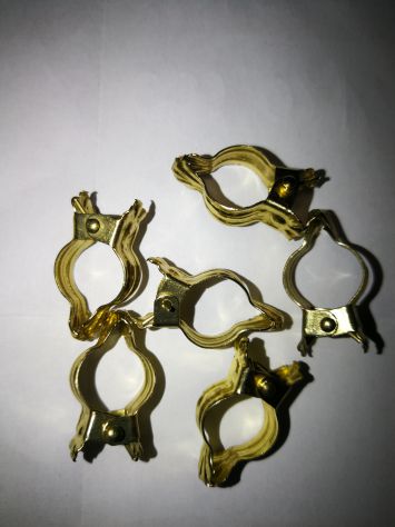 Bacchetta ASTINA ESTENSIBILE per Tende Oro con POMELLO - Foto 5