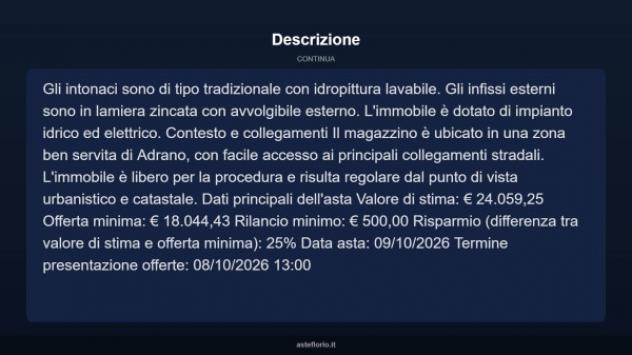 Immobile in asta di 54 m² in vendita a Adrano - Foto 5