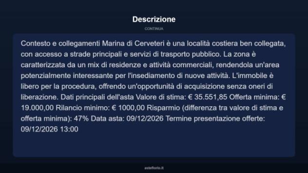 Immobile in asta di 29 m² in vendita a Cerveteri - Foto 5