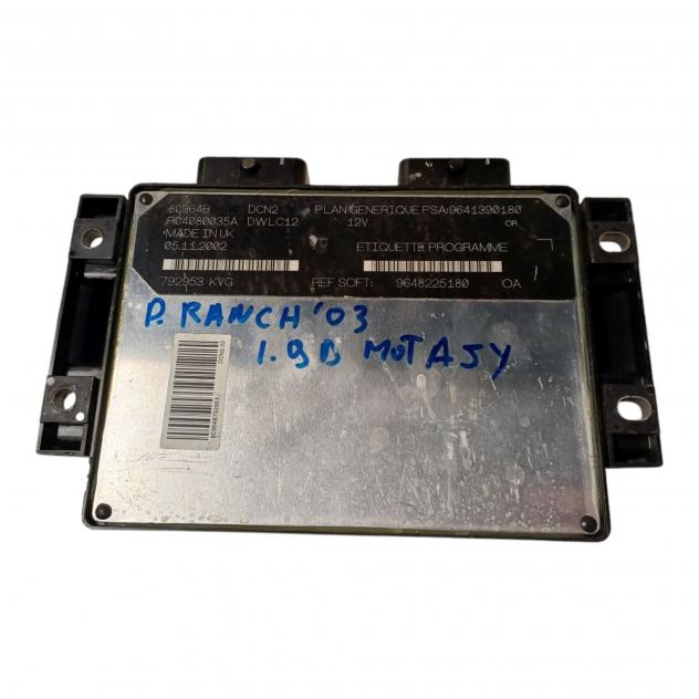 CENTRALINA MOTORE PEUGEOT Ranch 2° Serie 9648225180 WJY diesel 1868 (0208) - Foto 4