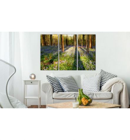 Quadro Foresta E Fiori 90X60 E 120X80 ARREDALACASA - Foto 2