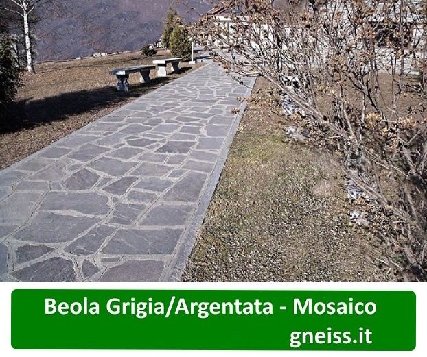 Pavimento mosaico in BEOLA GRIGIA - Foto 5