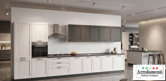 CUCINA LINEARE MODERNA CON ELETTRODOMESTICI COMPRESO CUCINE SU MISURA - Foto 2