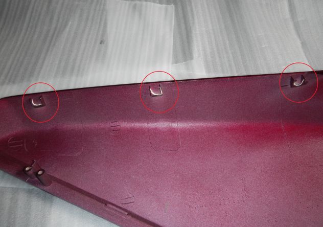 Fianchetto semicarena superiore destra Honda CN 250 - Foto 4