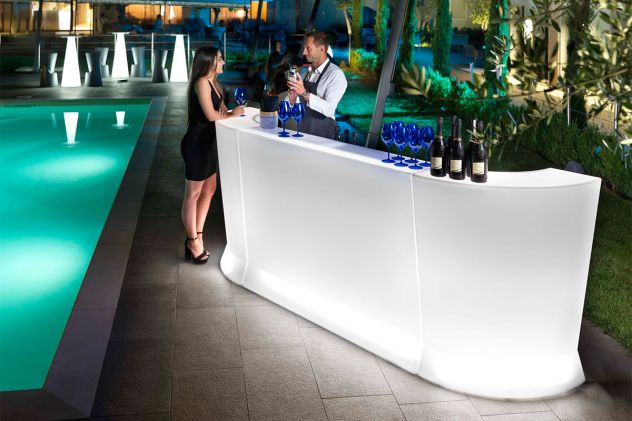 Bancone Bar Componibile per Esterno Marvy di Lyxo - Foto 6
