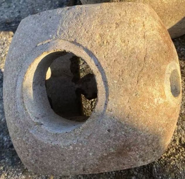 Lanterna giapponese in pietra rustica - Foto 7