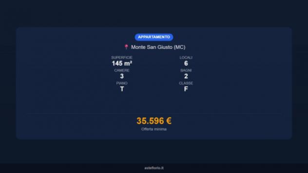Immobile in asta di 145 m² con più di 5 locali in vendita a Monte San Giusto - Foto 16