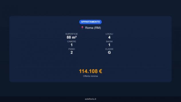 Immobile in asta di 88 m² in vendita a Roma - Foto 16