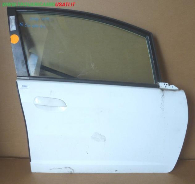 PORTA ANT.D. BIANCA C/ALZ. HONDA JAZZ (GE/GG)  Carrozzeria  Lamierati esterni  Porte  Porta ant. dx. HONDA - JAZZ - 01-11-2008 - 01-06-2015