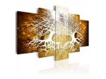 Quadro Con Due Alberi Bianchi Cm. 100x50 E 200x100 ARREDALACASA