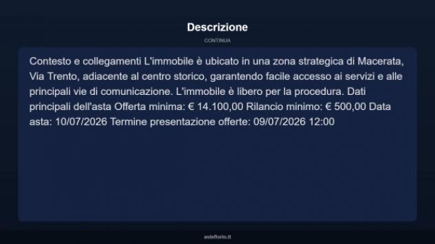 Immobile in asta di 30 m² in vendita a Macerata - Foto 4