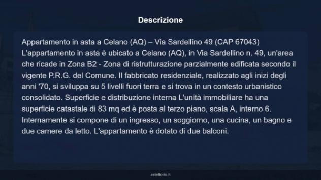 Immobile in asta di 83 m² in vendita a Celano - Foto 12