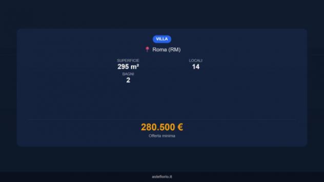 Immobile in asta di 295 m² con più di 5 locali in vendita a Roma - Foto 14