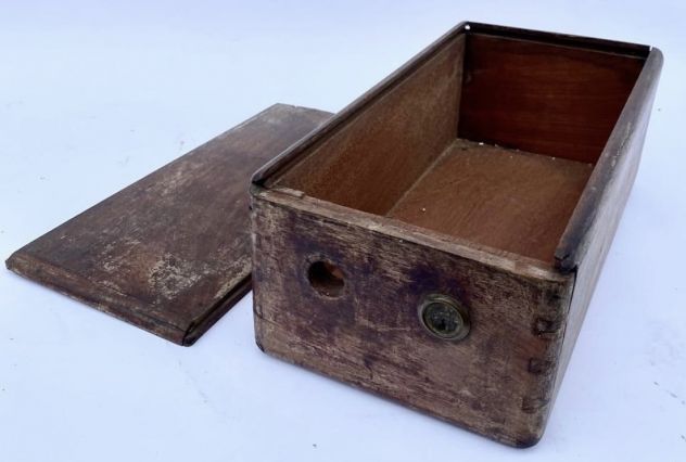 Cassetta di Sicurezza in Legno Vintage - Foto 2